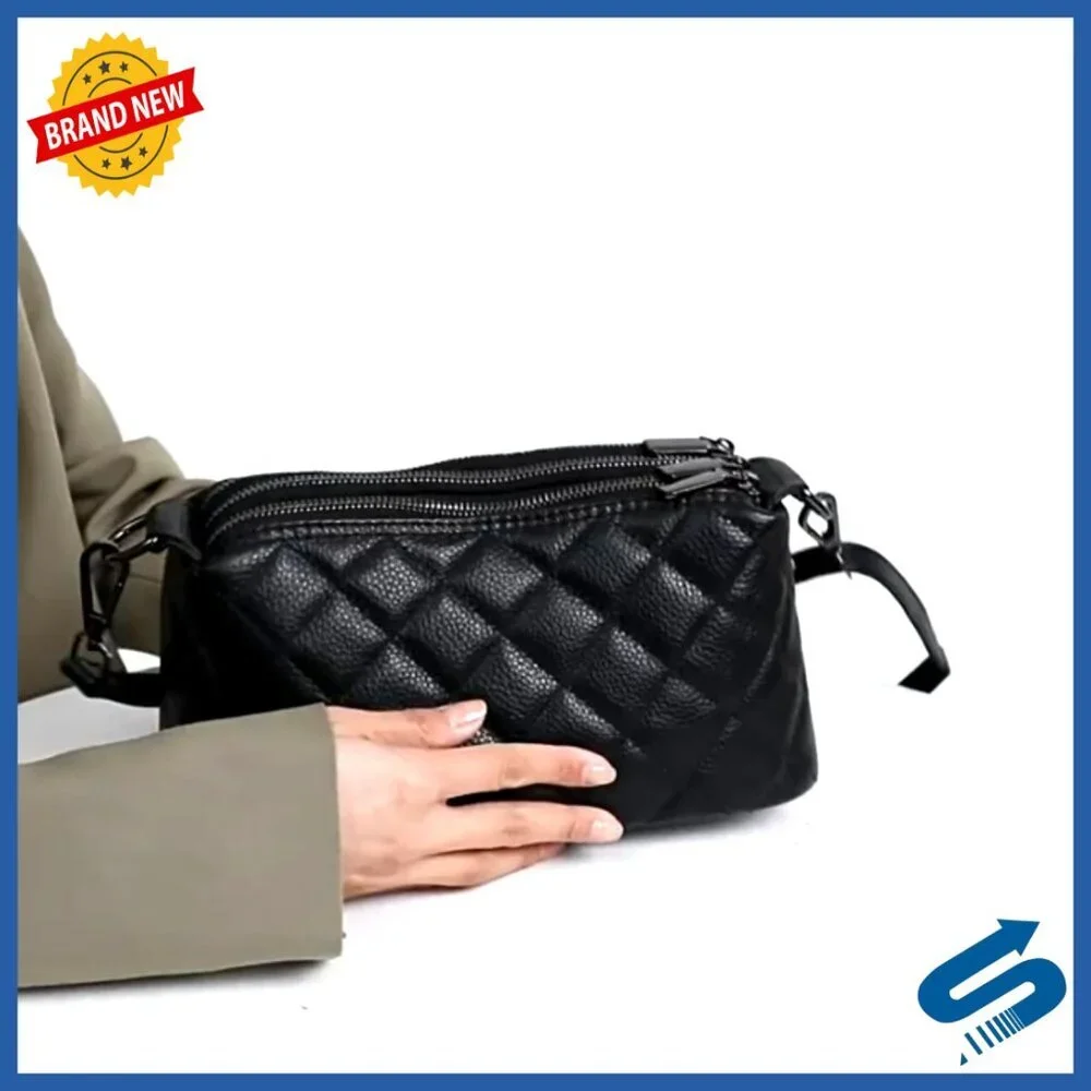 Genuine Leather Crossbody Hobo Bag Small Shoulder Purse Women